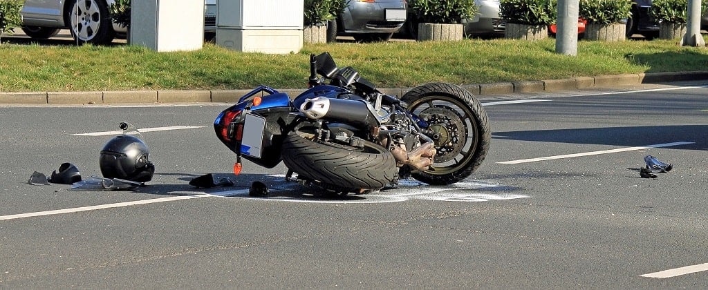 Car-Motorcycle Collisions in a Street